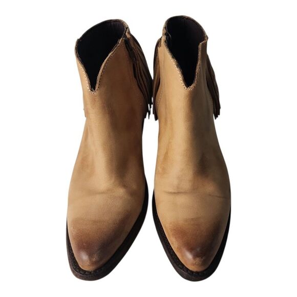 Old Gringo Women's Brown Ankle Boots Size 7.5 B Fringe Boho Western Cowgirl - Picture 4 of 9